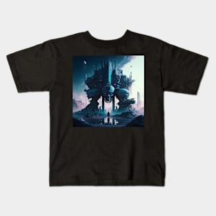 Cyberpunk Old World, After the Bombs Kids T-Shirt